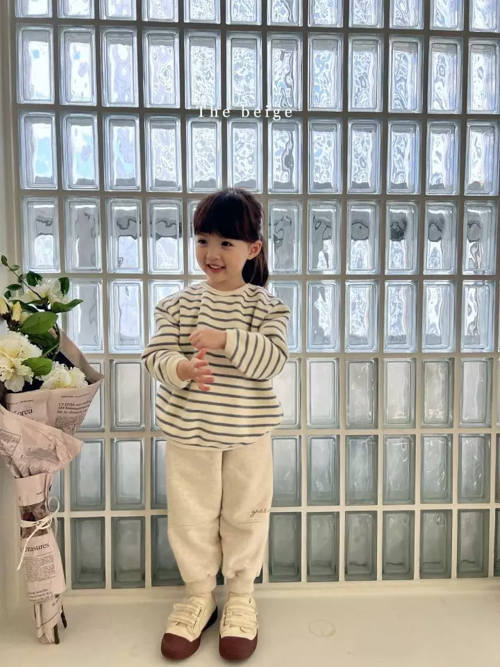 The Beige - Korean Children Fashion - #discoveringself - Stripes Piping Tee - 10
