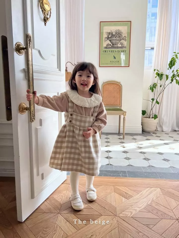 The Beige - Korean Children Fashion - #discoveringself - Wrap Dungrees Skirt - 7