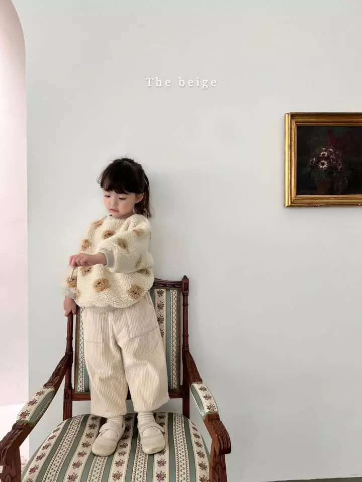 The Beige - Korean Children Fashion - #fashionkids - Big Rib Pants - 9