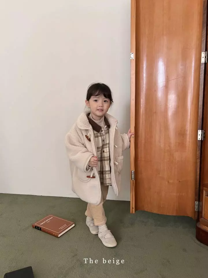 The Beige - Korean Children Fashion - #kidsshorts - Fleece Dduckboki Coat - 12
