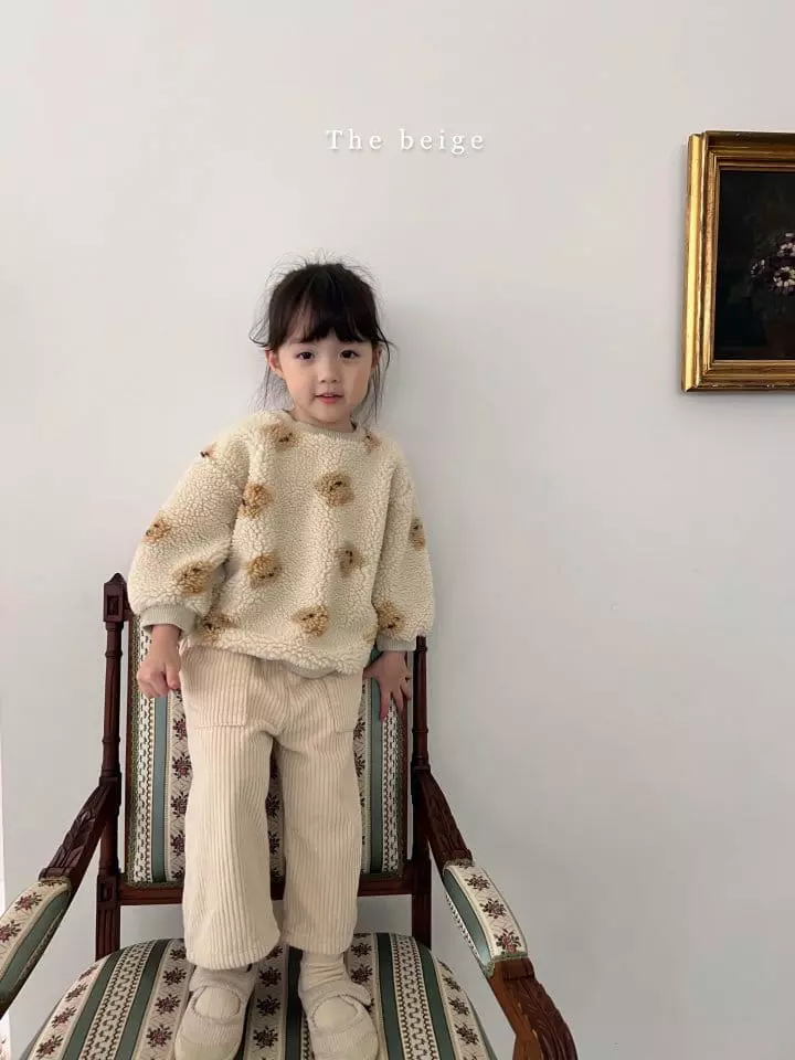 The Beige - Korean Children Fashion - #kidsshorts - Big Rib Pants - 10