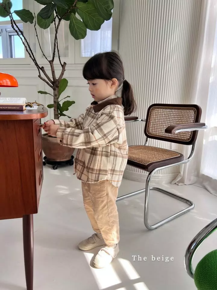 The Beige - Korean Children Fashion - #kidsshorts - Velvet Pants - 7