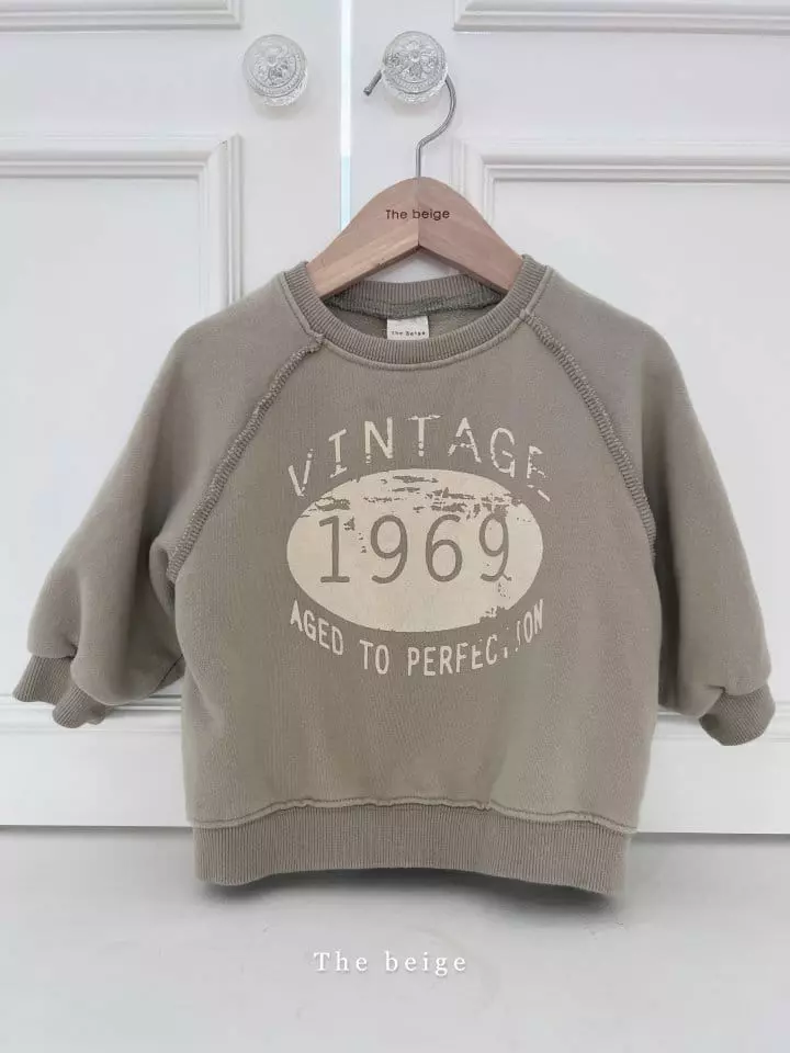 The Beige - Korean Children Fashion - #kidsshorts - Vintage Sweatshirt - 2