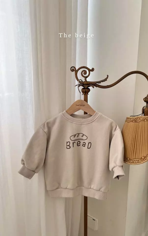 The Beige - Korean Children Fashion - #kidsshorts - Bread Sweatshirt