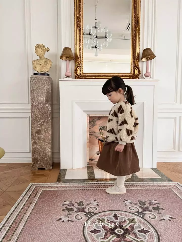 The Beige - Korean Children Fashion - #kidsshorts - Rib Cancan Skirt - 8
