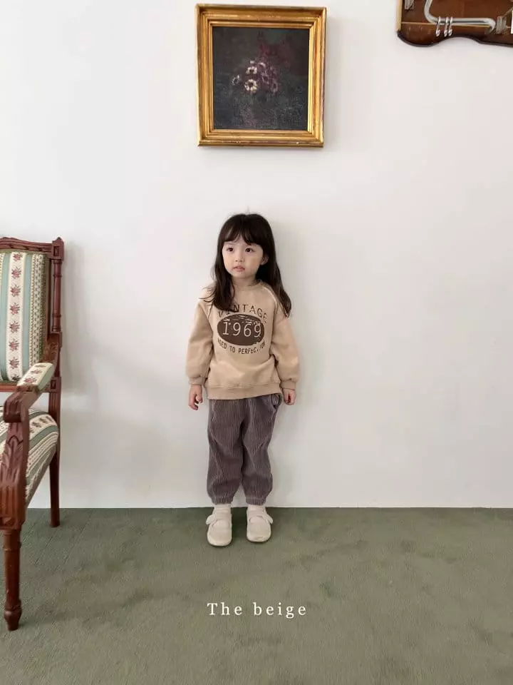 The Beige - Korean Children Fashion - #littlefashionista - Veloure Pants - 10