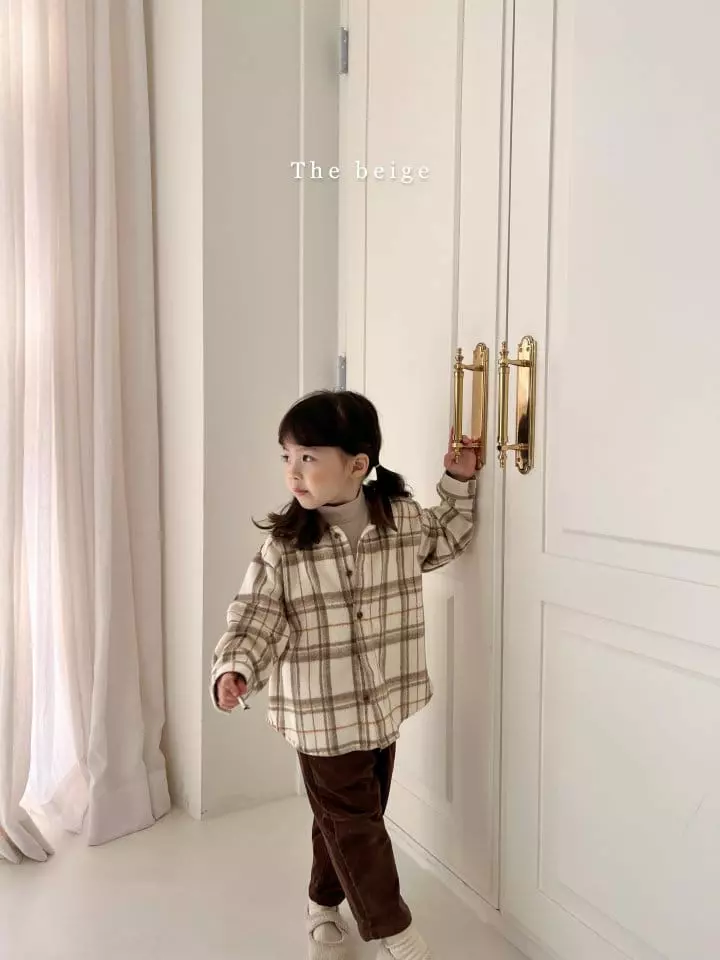 The Beige - Korean Children Fashion - #littlefashionista - Check Label Shirt - 7