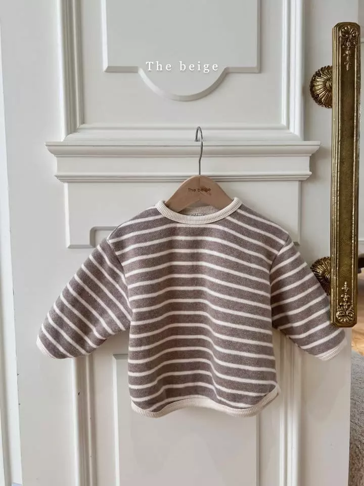 The Beige - Korean Children Fashion - #littlefashionista - Stripes Piping Tee - 2