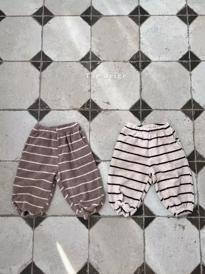 The Beige - Korean Children Fashion - #minifashionista - Stripes Pants - 3