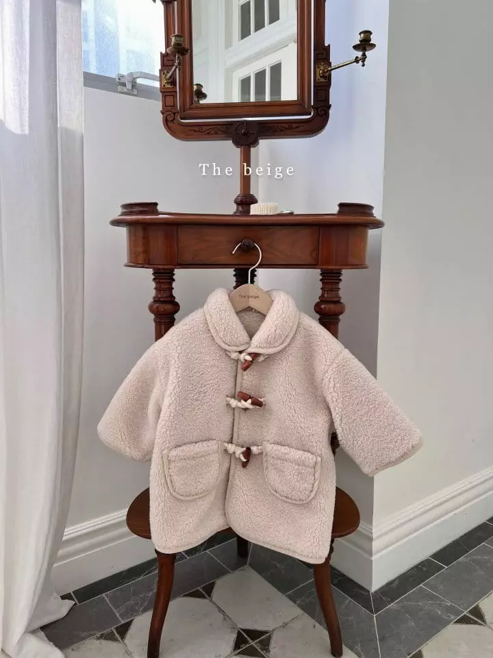 The Beige - Korean Children Fashion - #prettylittlegirls - Fleece Dduckboki Coat - 3