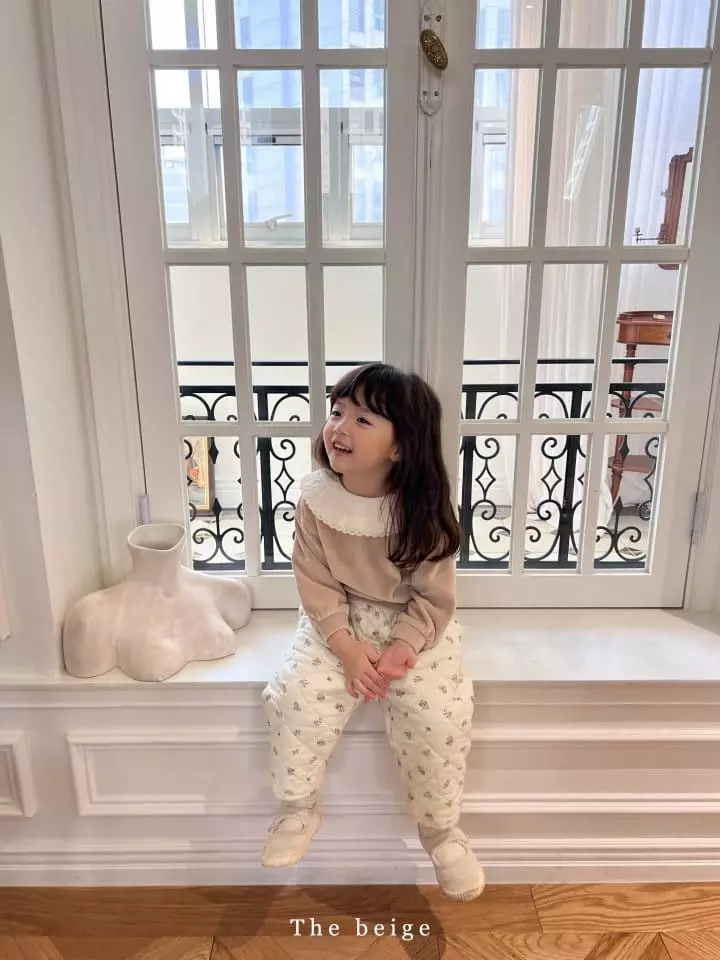 The Beige - Korean Children Fashion - #prettylittlegirls - Heart Collar Sweatshirt - 12