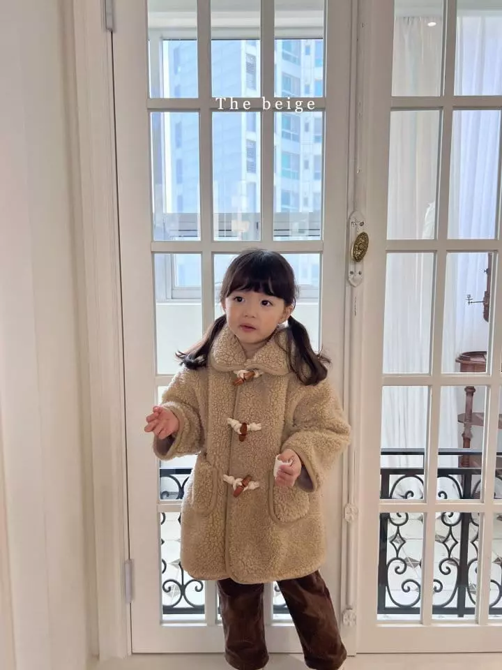 The Beige - Korean Children Fashion - #stylishchildhood - Fleece Dduckboki Coat - 6
