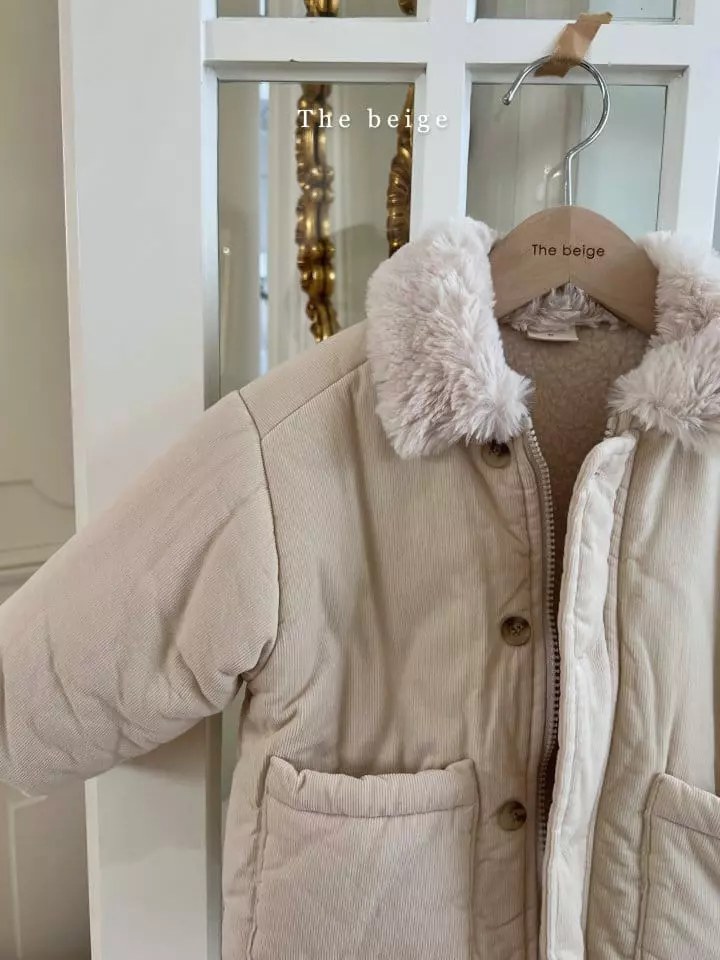 The Beige - Korean Children Fashion - #todddlerfashion - Collar Bonding Jumper - 5