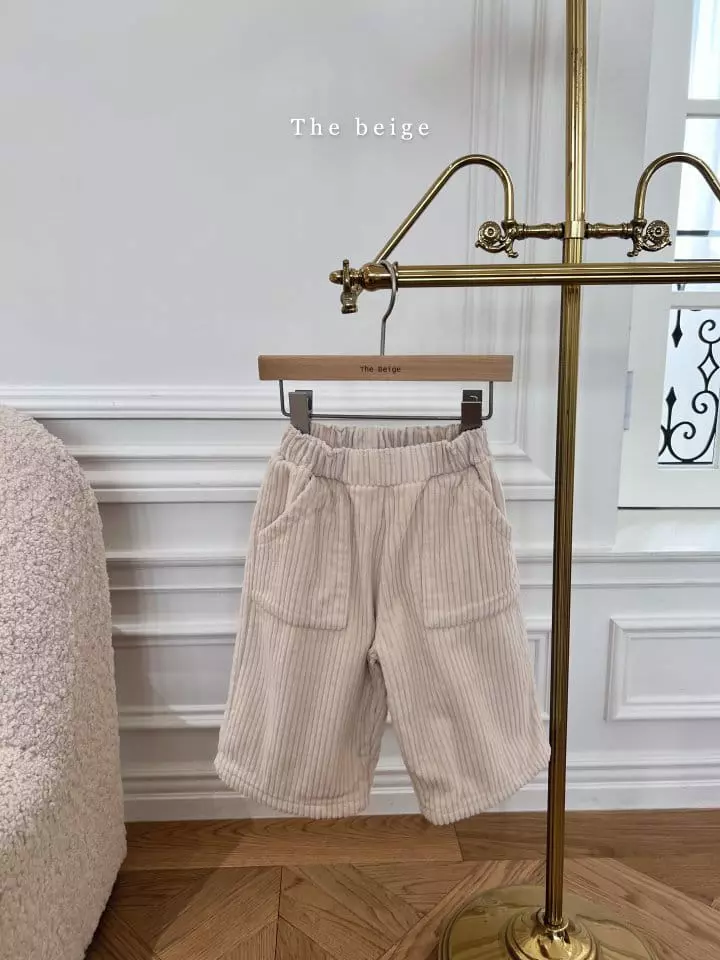 The Beige - Korean Children Fashion - #todddlerfashion - Big Rib Pants - 2
