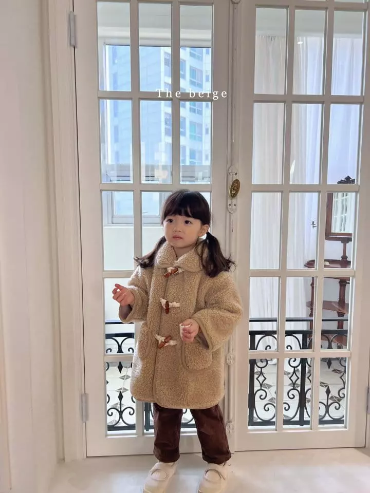The Beige - Korean Children Fashion - #toddlerclothing - Fleece Dduckboki Coat - 5