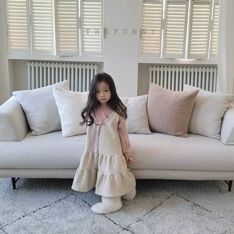 The Funny - Korean Children Fashion - #kidzfashiontrend - Blanc One-piece - 4
