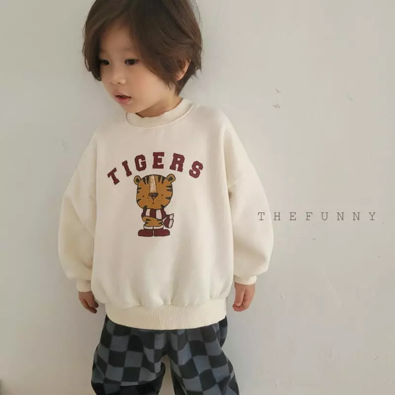 The Funny - Korean Children Fashion - #fashionkids - Tiger Sweatshirt - 3