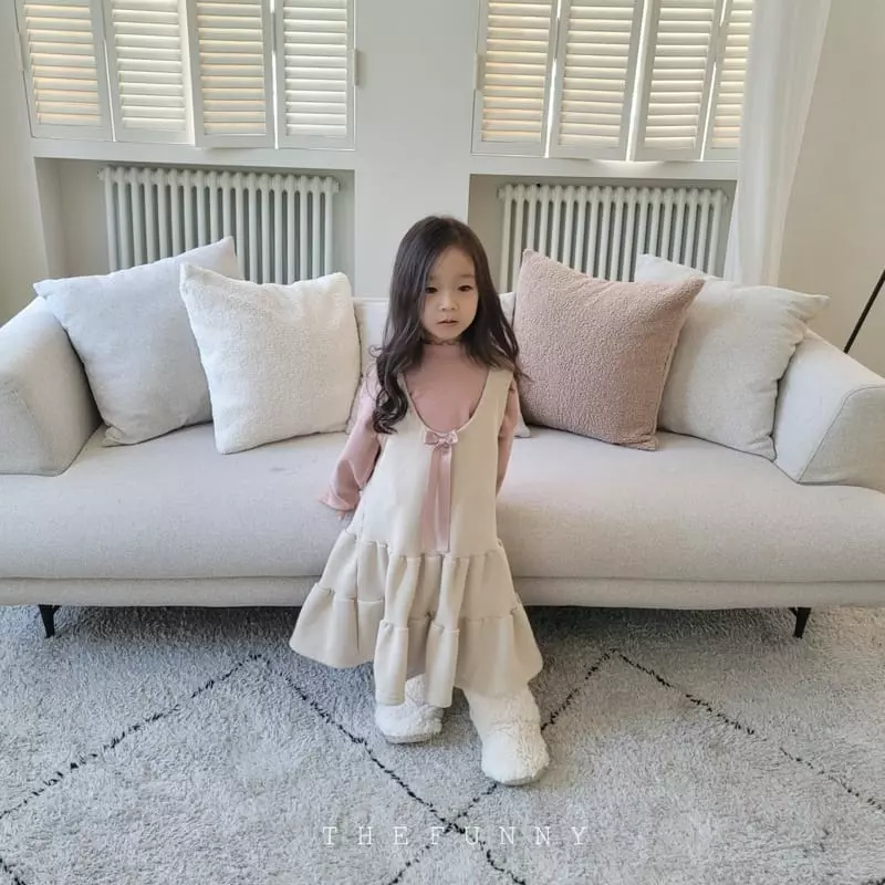 The Funny - Korean Children Fashion - #kidsstore - Blanc One-piece - 2