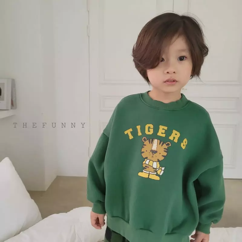 The Funny - Korean Children Fashion - #kidzfashiontrend - Tiger Sweatshirt - 6