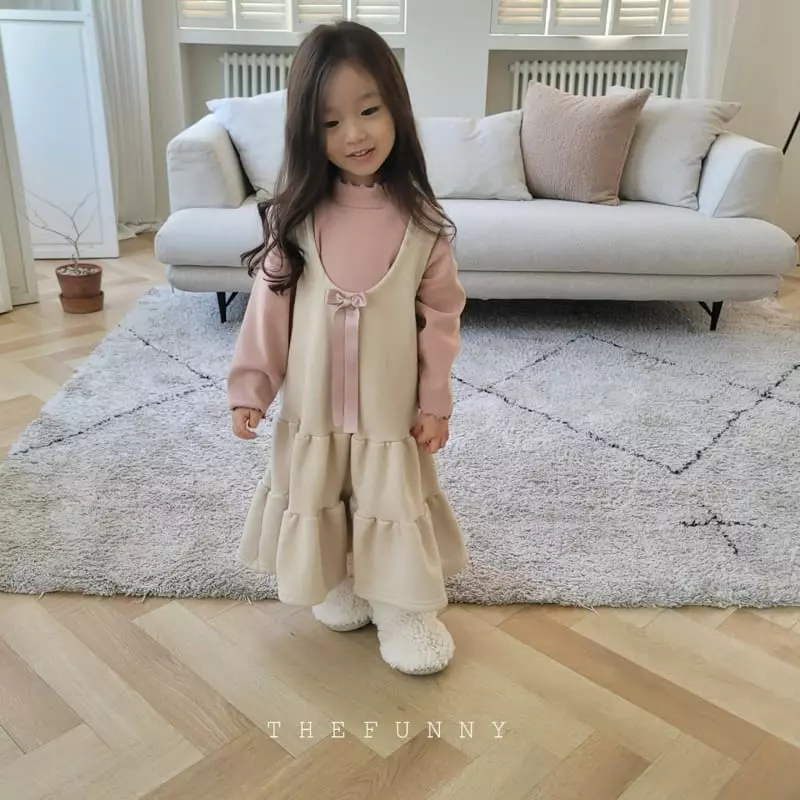 The Funny - Korean Children Fashion - #kidzfashiontrend - Blanc One-piece - 3