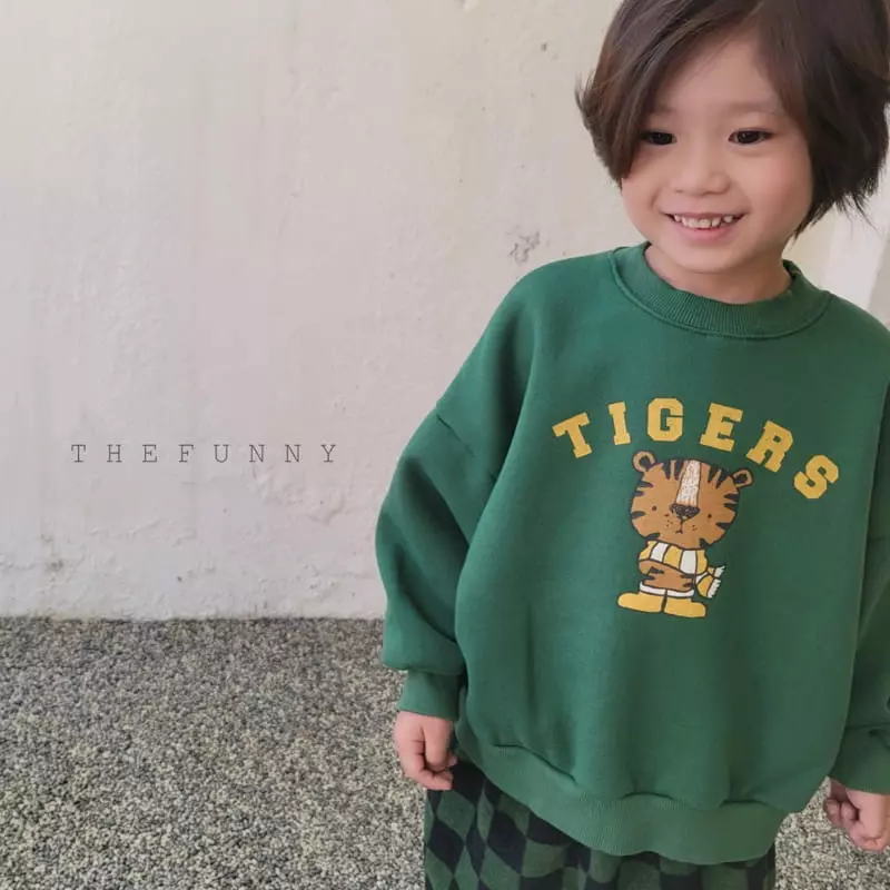 The Funny - Korean Children Fashion - #littlefashionista - Tiger Sweatshirt - 8