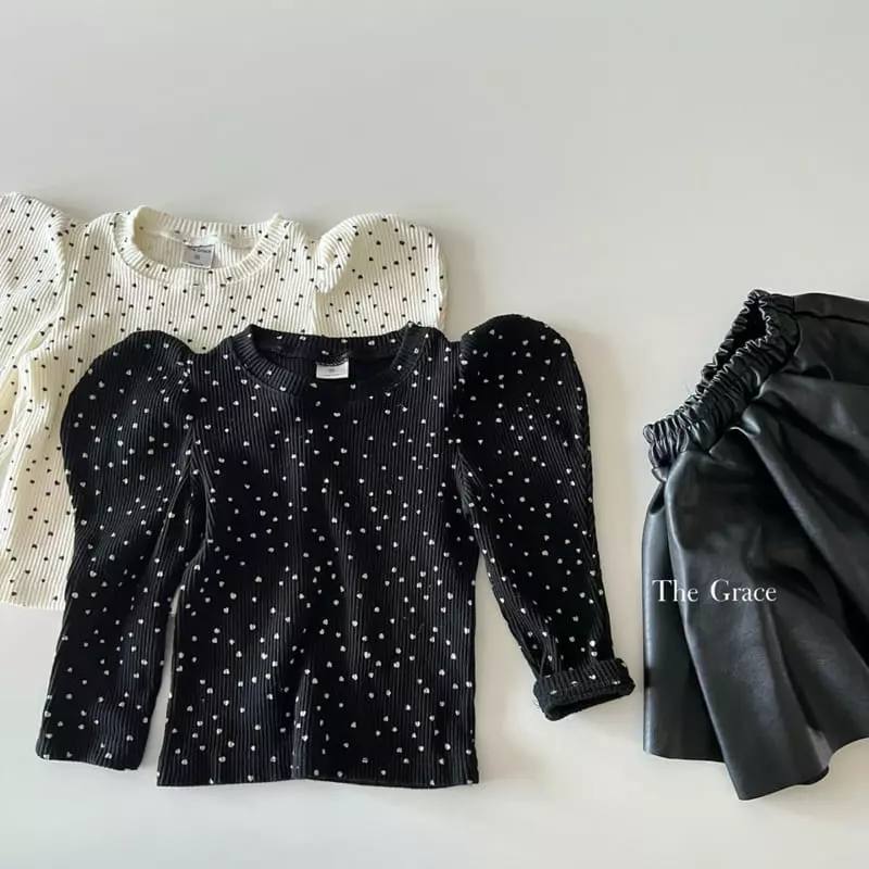 The Grace - Korean Children Fashion - #discoveringself - Mini Heart Tee - 5