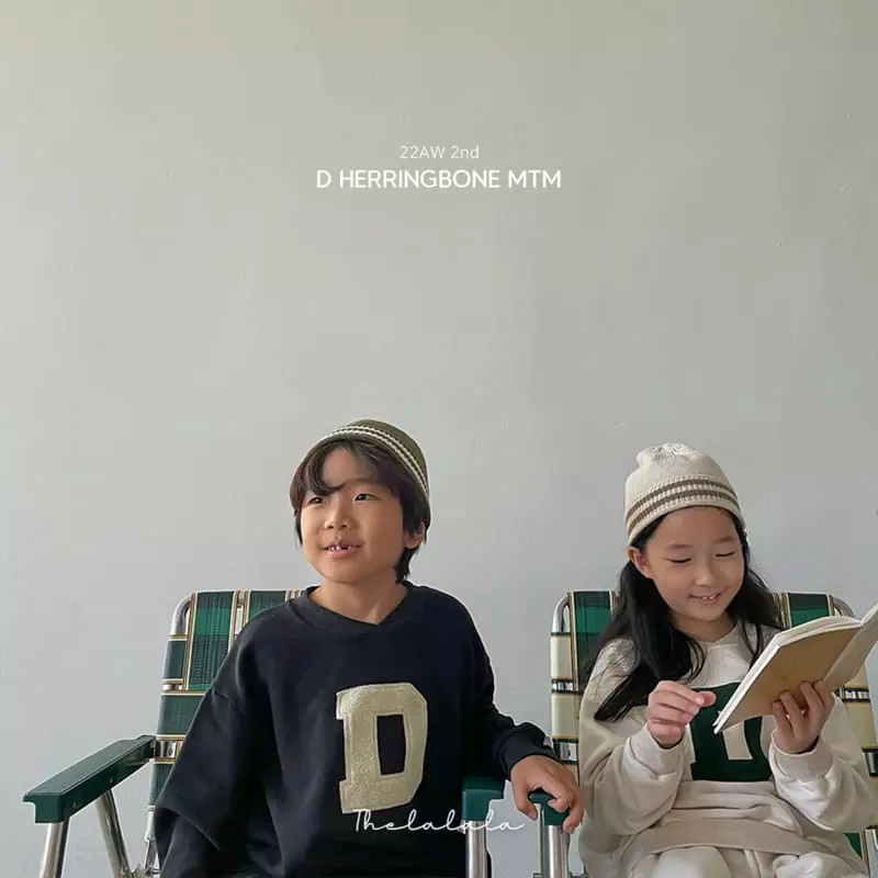 The Lalala - Korean Children Fashion - #Kfashion4kids - D Herringbone Sweatshirt - 2