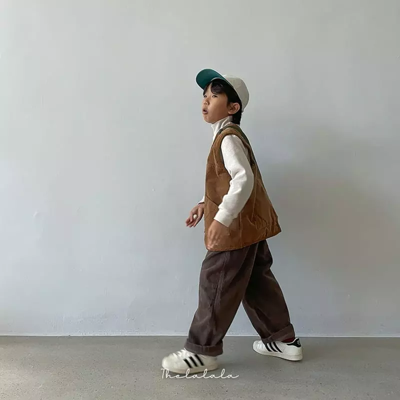 The Lalala - Korean Children Fashion - #childofig - Old Rib Vest - 4