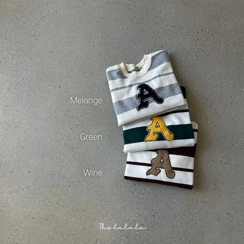 The Lalala - Korean Children Fashion - #childrensboutique - A Stripes Sweatsirt