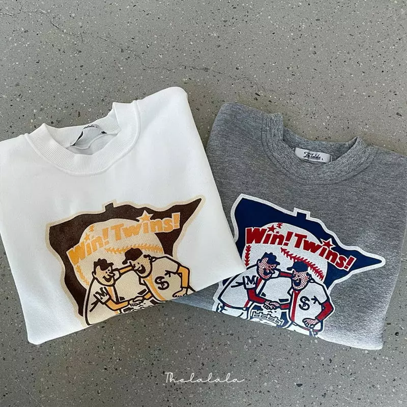 The Lalala - Korean Children Fashion - #designkidswear - Vintage Baseball Sweatshirt