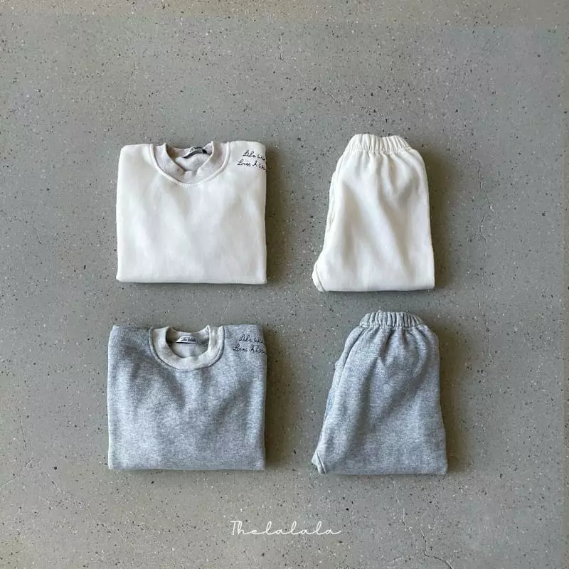 The Lalala - Korean Children Fashion - #discoveringself - Shoulder Point Set