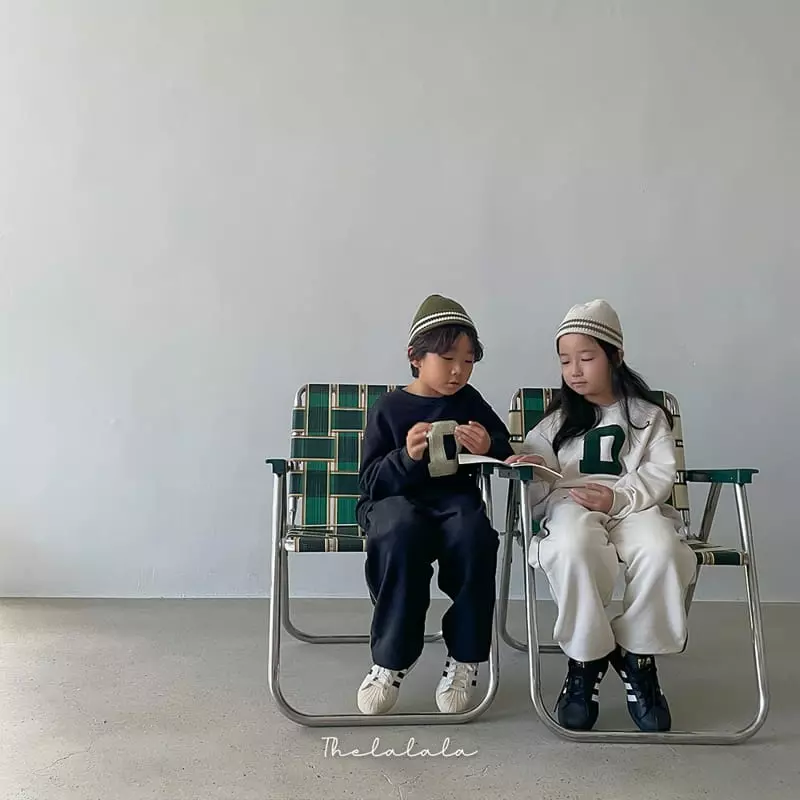 The Lalala - Korean Children Fashion - #fashionkids - D Herringbone Sweatshirt - 12
