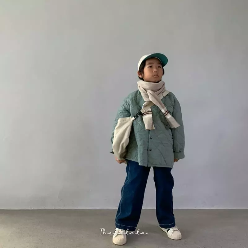 The Lalala - Korean Children Fashion - #kidsshorts - Denim Puttig Pants - 3