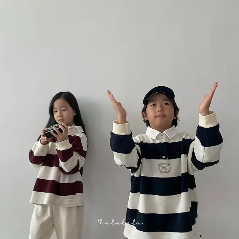 The Lalala - Korean Children Fashion - #kidsshorts - Lugby Tee - 6