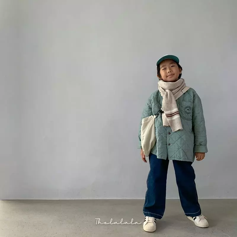 The Lalala - Korean Children Fashion - #kidsshorts - Denim Puttig Pants - 4