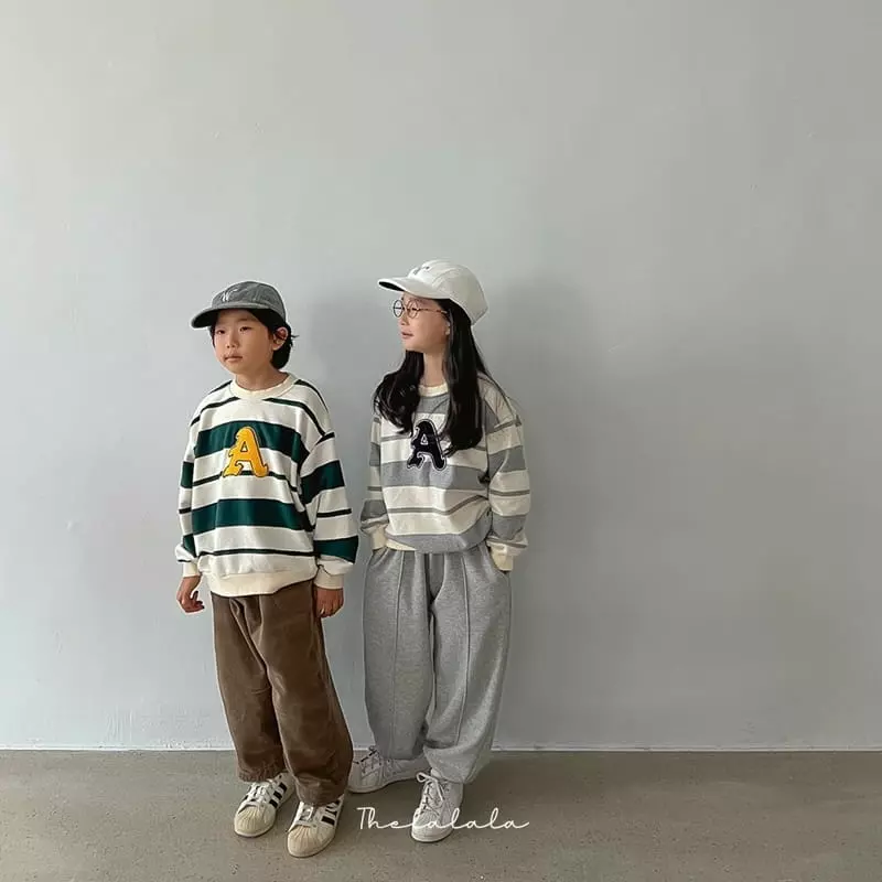 The Lalala - Korean Children Fashion - #kidsstore - A Stripes Sweatsirt - 6
