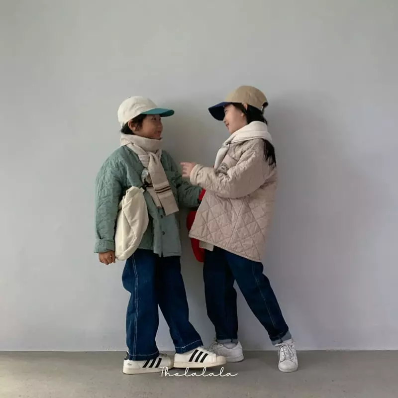The Lalala - Korean Children Fashion - #kidzfashiontrend - Denim Puttig Pants - 5