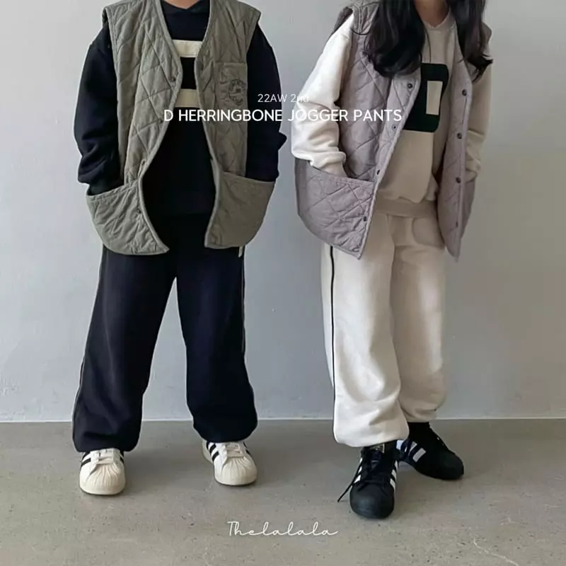 The Lalala - Korean Children Fashion - #kidzfashiontrend - D Herringbone Pants - 2