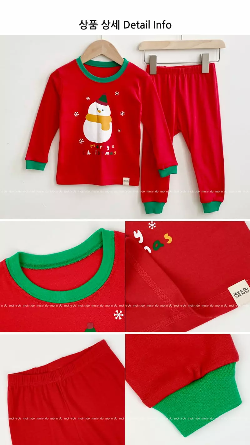 Ttasom - Korean Children Fashion - #Kfashion4kids - Snowman Dumble Washing Fraise 30 Easywear - 7