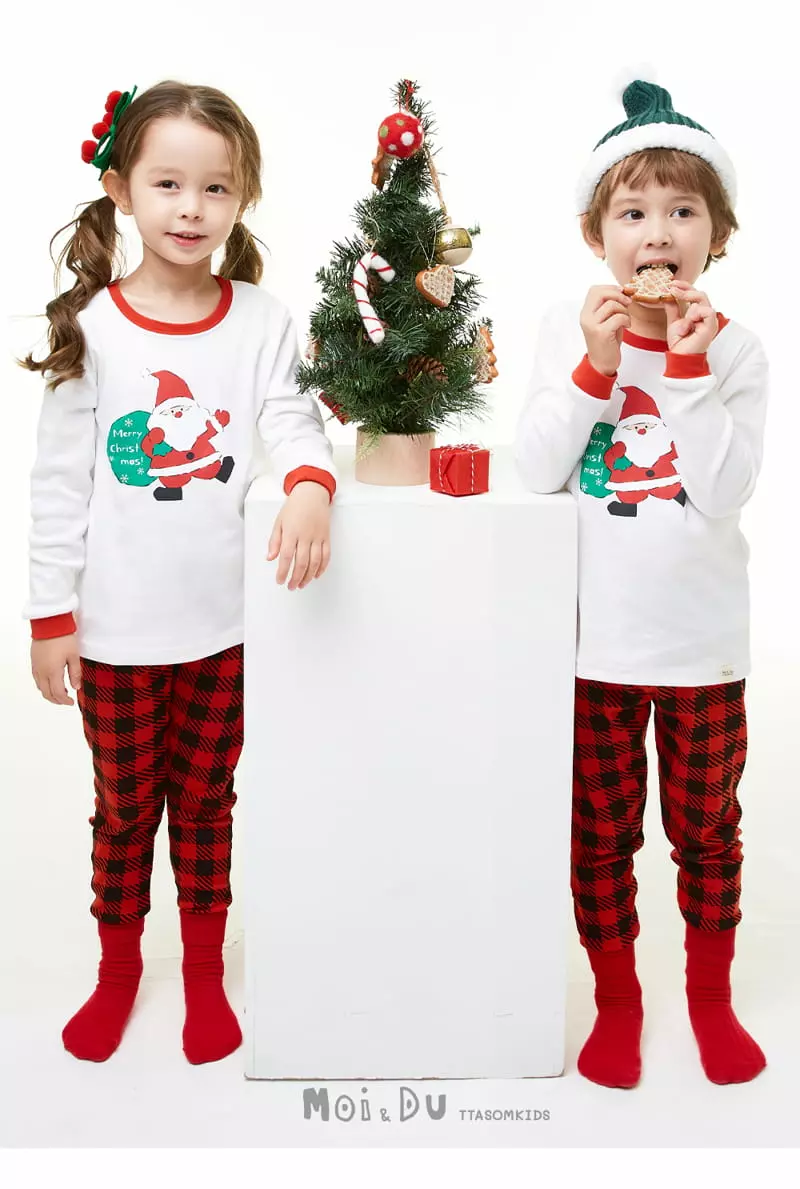 Ttasom - Korean Children Fashion - #Kfashion4kids - Hoho Santa Dumble Washing Fraise 30 Easywear - 5