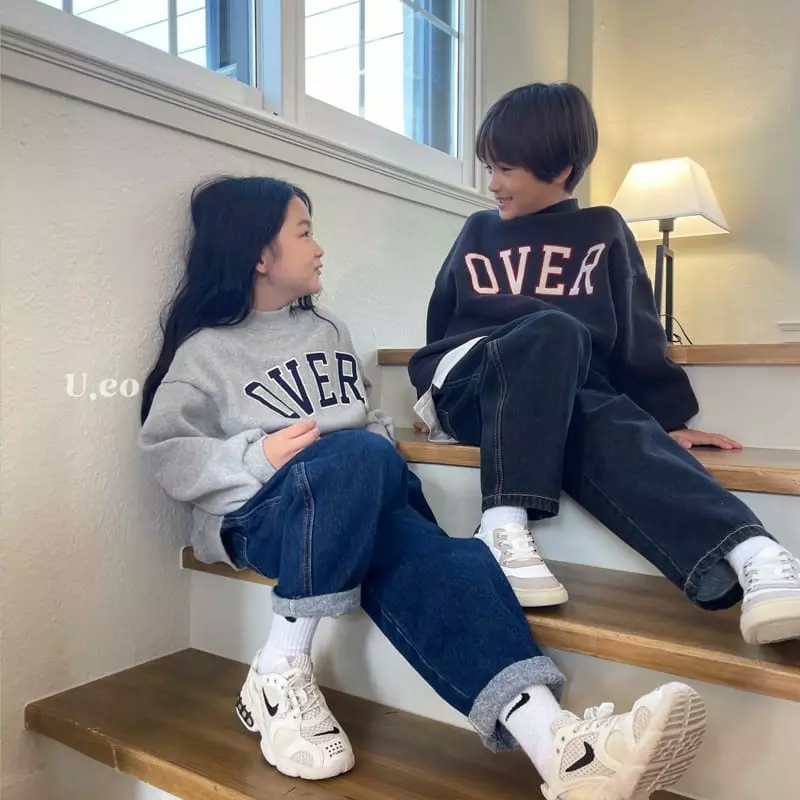U Eo - Korean Children Fashion - #designkidswear - Over Sweatshirt - 8