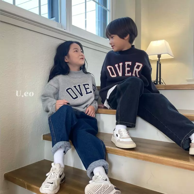 U Eo - Korean Children Fashion - #discoveringself - Over Sweatshirt - 9