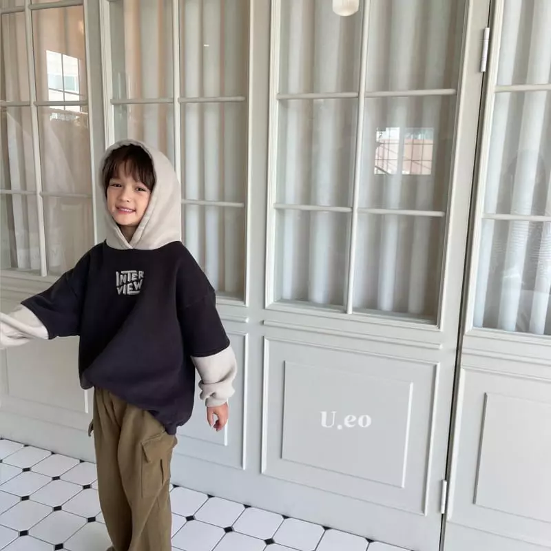 U Eo - Korean Children Fashion - #kidsshorts - Interview Hoody