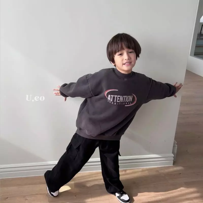U Eo - Korean Children Fashion - #kidsstore - Attention Sweatshirt
