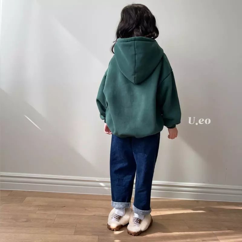 U Eo - Korean Children Fashion - #littlefashionista - Fleece Jeans - 11