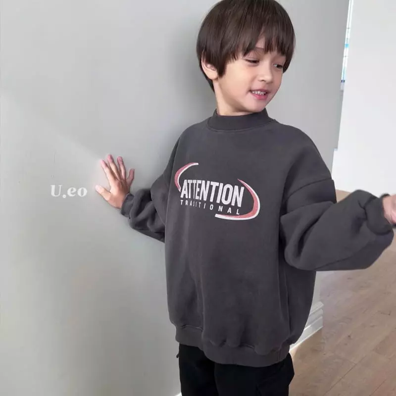 U Eo - Korean Children Fashion - #Kfashion4kids - Attention Sweatshirt - 4