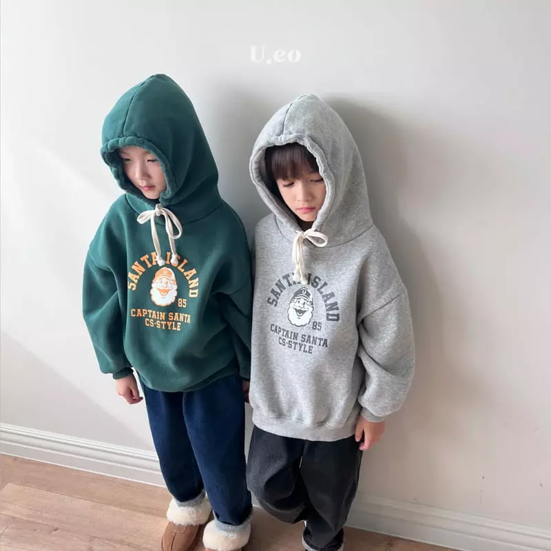 U Eo - Korean Children Fashion - #minifashionista - Santa Hoody - 2