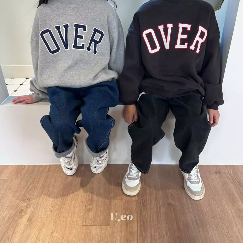 U Eo - Korean Children Fashion - #prettylittlegirls - Over Sweatshirt - 2