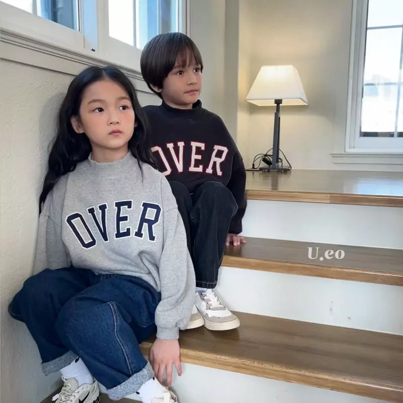 U Eo - Korean Children Fashion - #stylishchildhood - Over Sweatshirt - 5