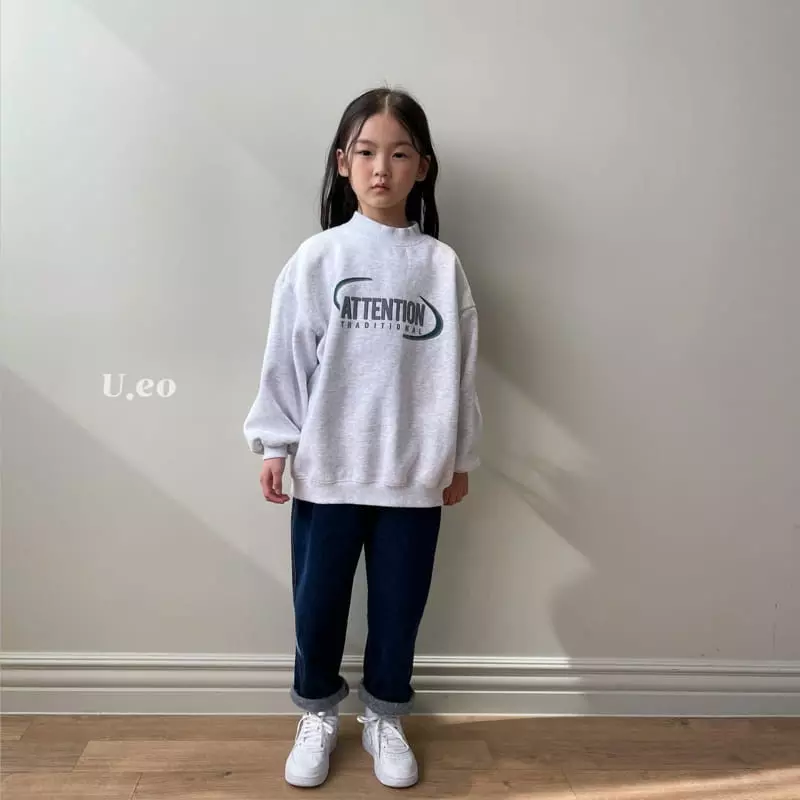 U Eo - Korean Children Fashion - #todddlerfashion - Attention Sweatshirt - 8